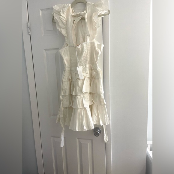 Ruffled halter Mini Dress. NWT! Size L. - Picture 10 of 12